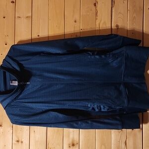 Mondetta Jacket Long Jacquard Zip-Up Hooded Athletic Womens Size Large